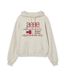 aeae トレーナー スウェット WEB LOGO LOOSED HOODIE レディース
