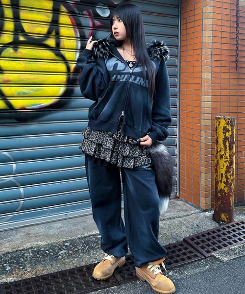 A'gem（エージェム） スウェットパンツ ジャージ A'GEM/9 × .kom 加工