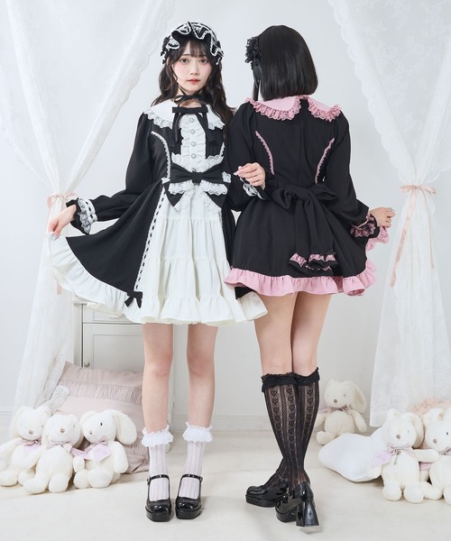 DearMyLove ワンピース プリンセスティアードはしごレースフリル