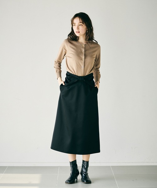 Audie a Muses（オーディア ミューズ） スカート ウエストビッグリボン