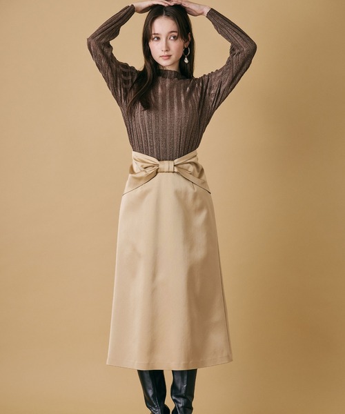 Audie a Muses（オーディア ミューズ） スカート ウエストビッグリボン