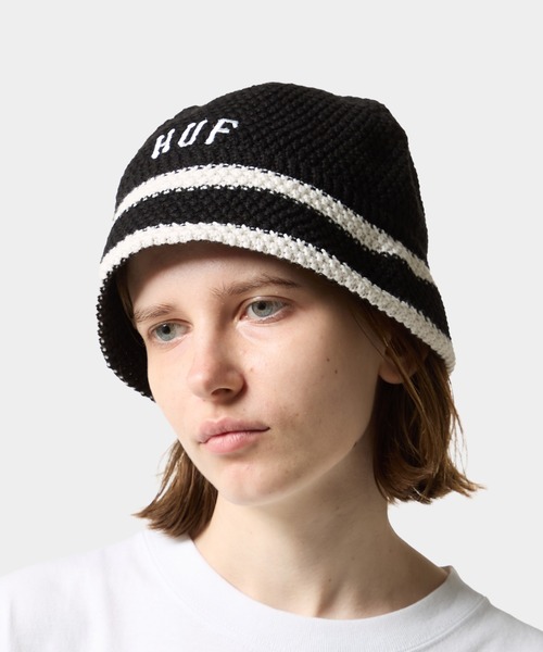 HUF（ハフ） 帽子 ハット ARCH KNIT BUCKET HAT メンズ レディース