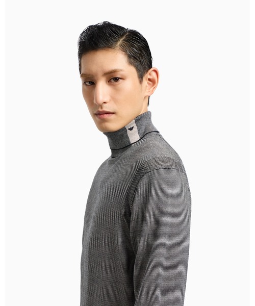 EMPORIO ARMANI セーター ニット 「エンポリオ アルマーニ」ロール