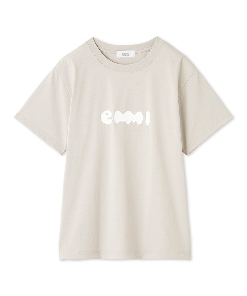 「emmi」 半袖Tシャツ FREE ライトベージュ レディース_画像2