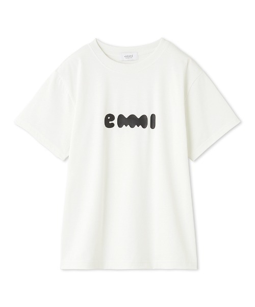 「emmi」 半袖Tシャツ FREE ライトベージュ レディース_画像3