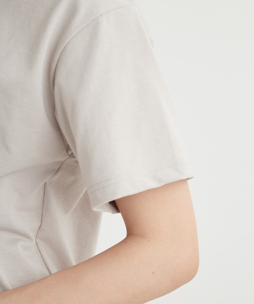 「emmi」 半袖Tシャツ FREE ライトベージュ レディース_画像5