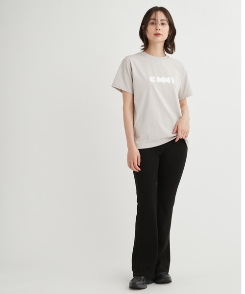 「emmi」 半袖Tシャツ FREE ライトベージュ レディース_画像6