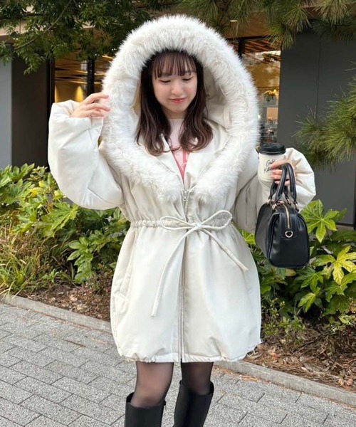 one after another NICE CLAUP 「one CLAUP」 コート FREE アイボリー