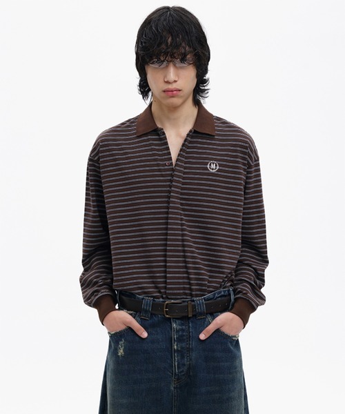 MASONPRINCE オーバーサイズ ポロネックボーダーニット MASONPRINCE（メイソンプリンス）｜ニット/セーター一覧 - WEAR