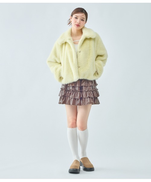 PEACH JOHN（ピーチジョン） コート アウター エコファーショート