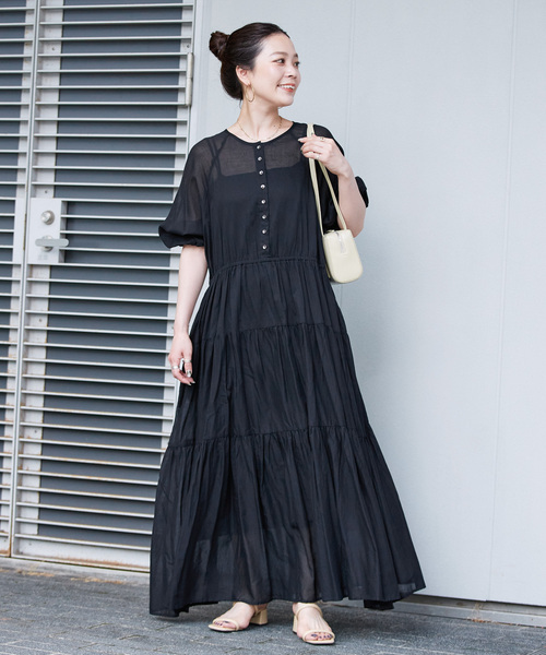 B.C STOCK 「B.C STOCK」 「Simplicite」ドルマンスリーブワンピース