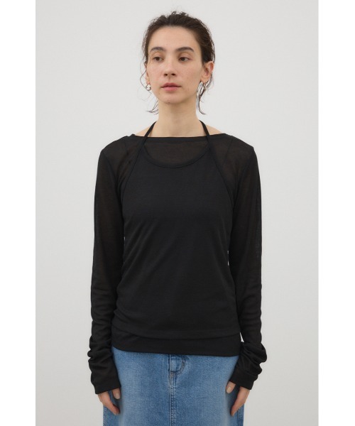 「crie conforto」 キャミソール FREE ブラック レディース_画像5