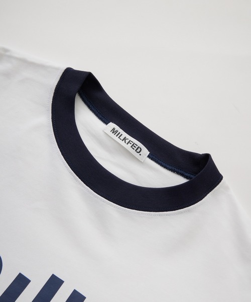 「MILKFED.」 半袖Tシャツ ONE SIZE ネイビー レディース_画像2