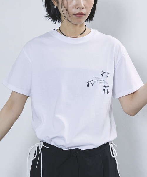 「Firsthand」 半袖Tシャツ FREE ネイビー レディース_画像4