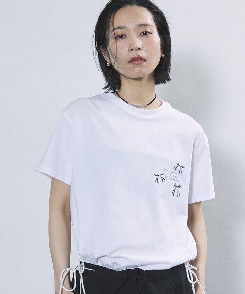 「Firsthand」 半袖Tシャツ FREE ネイビー レディース_画像5