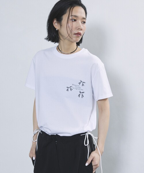 「Firsthand」 半袖Tシャツ FREE ネイビー レディース_画像6