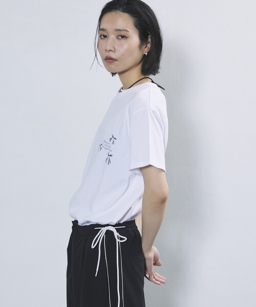 「Firsthand」 半袖Tシャツ FREE ネイビー レディース_画像7