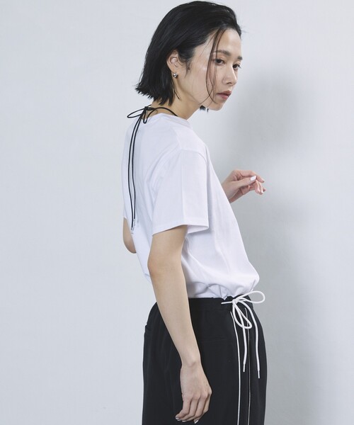 「Firsthand」 半袖Tシャツ FREE ネイビー レディース_画像8