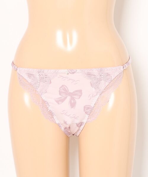 ★PEACH JOHN★サテンレース★Tバックソングショーツ★パンツ下着★ピンク PEACH JOHN - ☆PEACH JOHN☆サテンレースTバックソングショーツ