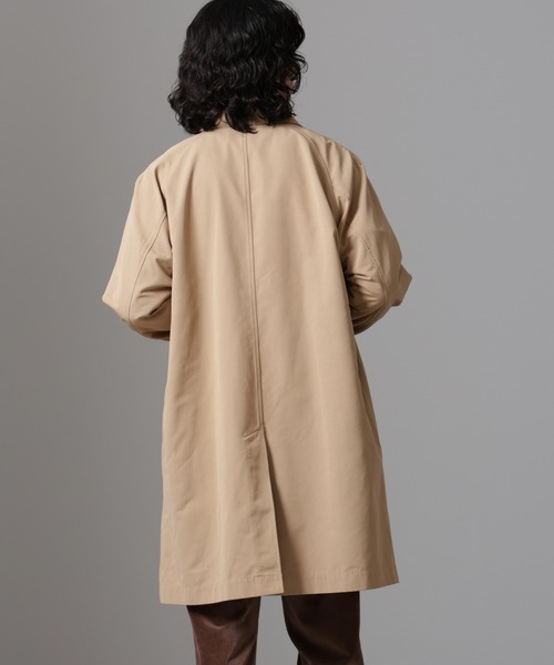 NANO universe（ナノ・ユニバース） ステンカラーコート S ベージュ