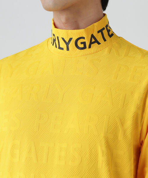 PEARLY GATES（パーリーゲイツ） tシャツ 3Dベアジャガード長袖