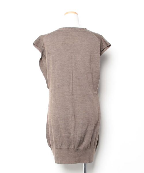 「Abahouse Devinette」 ノースリーブニット - ブラウン レディース_画像3