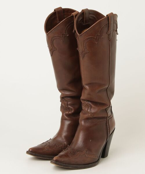 【正規品！美品】着用3回　SARTORE サルトル　ブラウン茶　ロングブーツ SARTORE（サルトル） ロングブーツ 35 ブラウン レディース : ZOZOTOWN