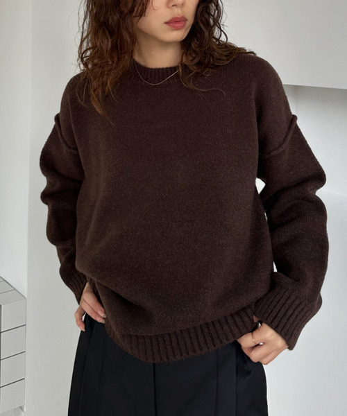 UNDERCOVER the Shepherd レッド クルーネックニット 3 UNDERCOVER