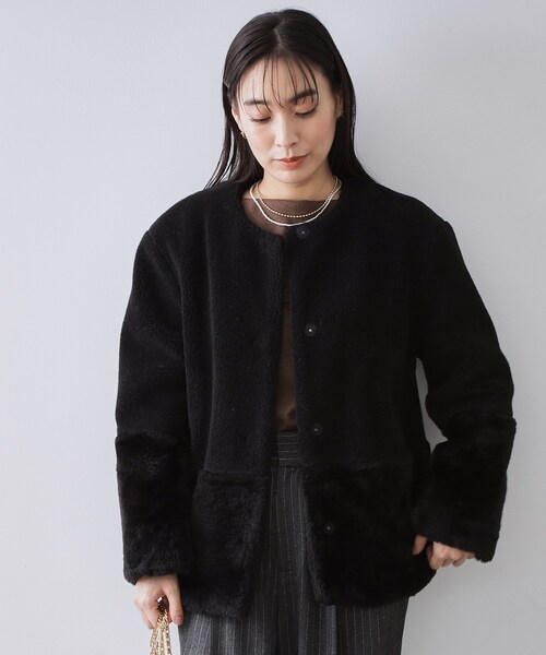 OPAQUE.CLIP（オペークドットクリップ） ノーカラーコート コート