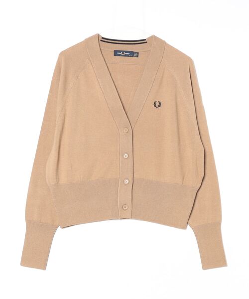 FRED PERRY（フレッドペリー） カーディガン 10 ベージュ レディース