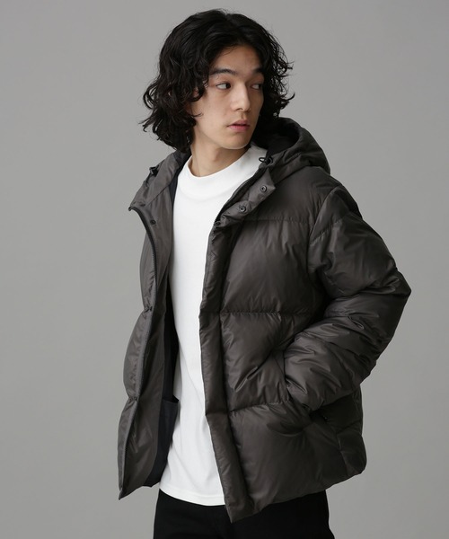 NANO universe（ナノ・ユニバース） ダウンジャケット M グレー系