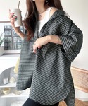 ブラウス シャツ 半袖 体系カバーも叶う♪こな...の詳細画像5