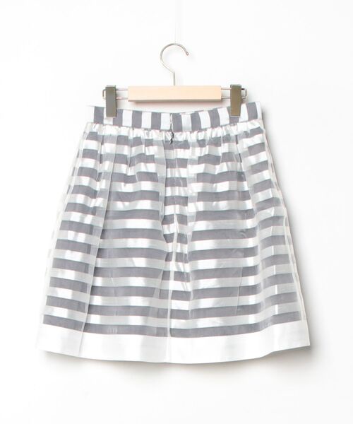 「DEICY」 ボーダー柄スカート 1 グレー レディース_画像2