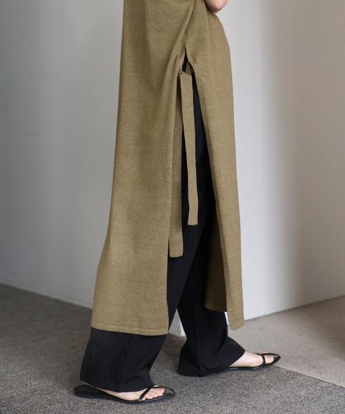 「select MOCA Et」 半袖ニット FREE ブラック レディース_画像6