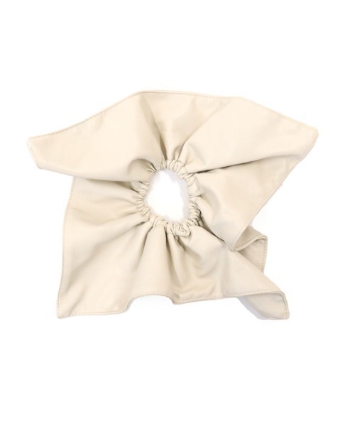 at. シュシュ 「at.」レザーライクスクエアシュシュ : ZOZOTOWN Yahoo