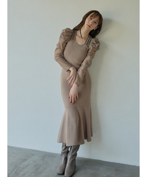 FRAY I.D（フレイ・アイディー） ニットワンピース 0 ブラック