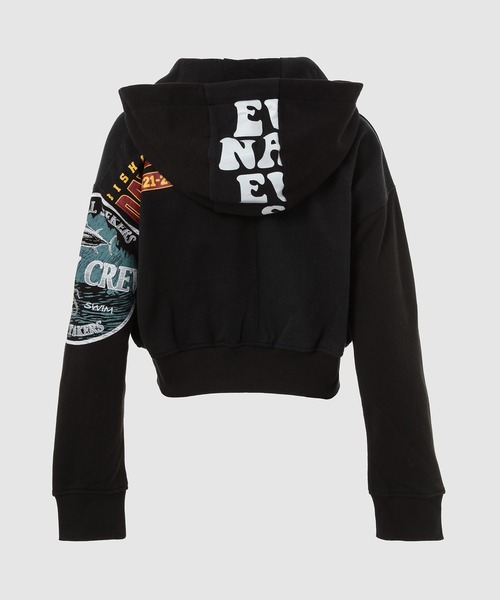 MARINE SERRE（マリーンセル） パーカー REGENERATED GRAPHIC JERSEY