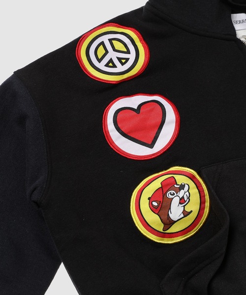 MARINE SERRE（マリーンセル） パーカー REGENERATED GRAPHIC JERSEY