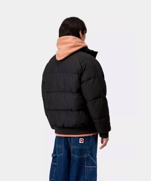 carhartt(カーハート)ダウンジャケット ネイビー Sサイズ Carhartt WIP（カーハートワークインプログレス） ダウンジャケット