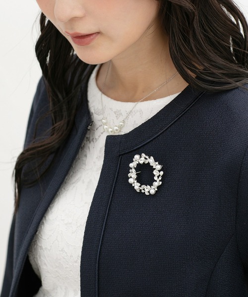 Honeys（ハニーズ） ブローチ ブローチ＆ネックレス レディース