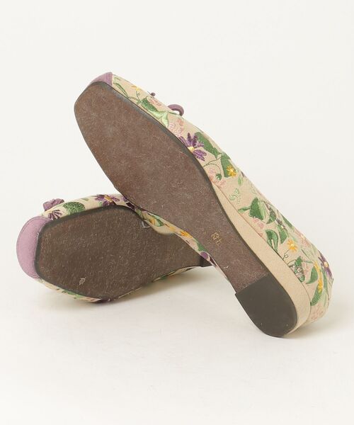 「COULEURVARIE」 フラットパンプス 23cm ベージュ レディース_画像3