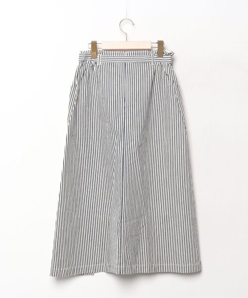 「GRANDMA MAMA DAUGHTER」 ストライプ柄スカート 0 ベージュ レディース_画像2