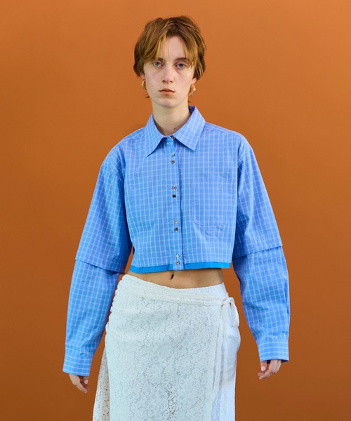 maison special  2wayスリーブシャツ MAISON SPECIAL（メゾンスペシャル） ブラウス シャツ 2Way Sleeve