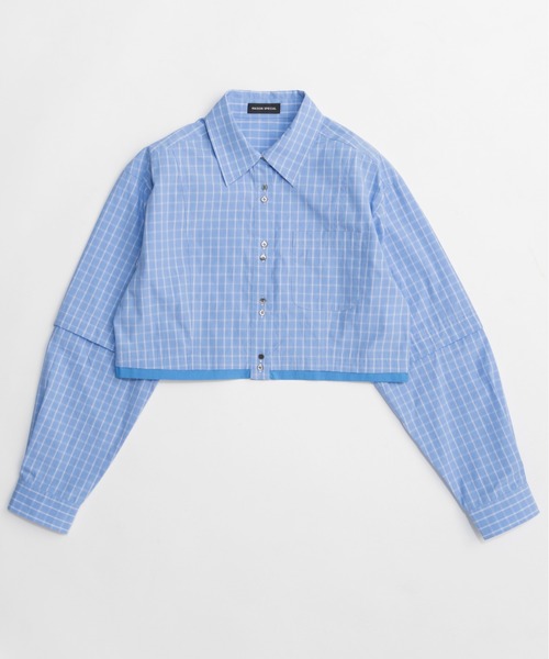 MAISON SPECIAL（メゾンスペシャル） ブラウス シャツ 2Way Sleeve