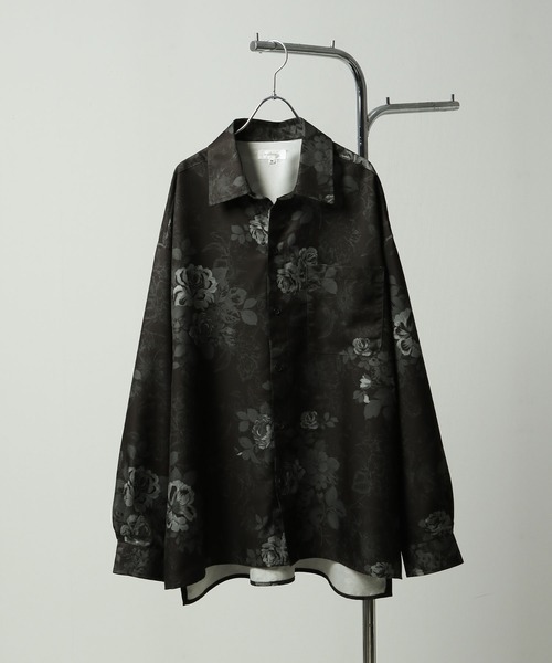 「Nilway」 長袖シャツ LARGE グレー メンズ_画像3