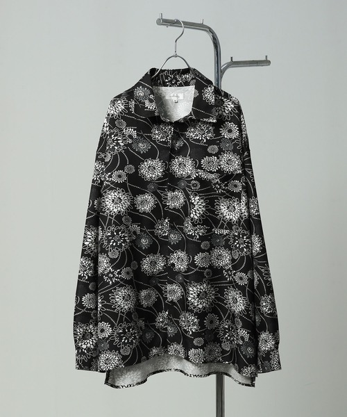 「Nilway」 長袖シャツ LARGE グレー メンズ_画像4