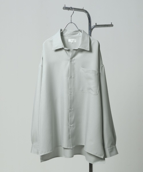 「Nilway」 長袖シャツ LARGE グレー メンズ_画像6