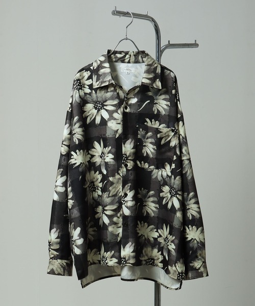 「Nilway」 長袖シャツ LARGE グレー メンズ_画像8