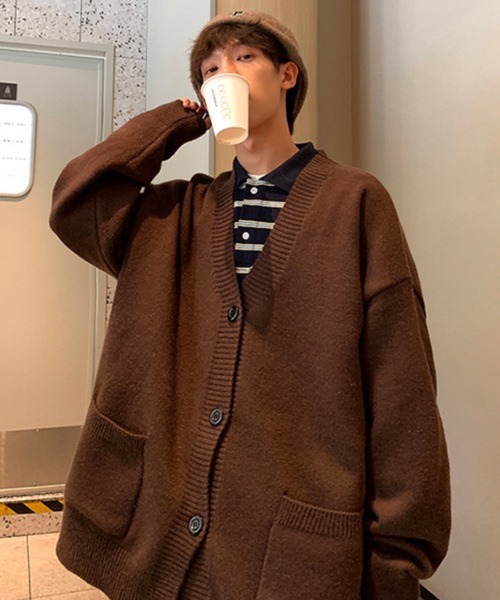 NOWLE（ノウル） カーディガン 「NOWLE」ミドルゲージ ニット