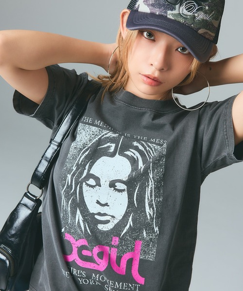 バッグ 1234 X-girl（エックスガール） ショルダーバッグ バッグ DOUBLE ZIP FAUX